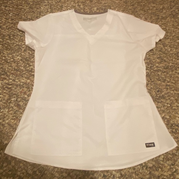 Barco Uniforms Tops - White scrub top